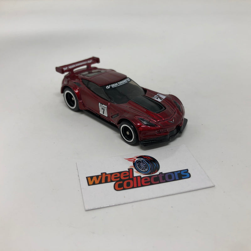 Chevy Corvette C7.R Gran Turismo * Hot Wheels 1:64 scale Loose Diecast