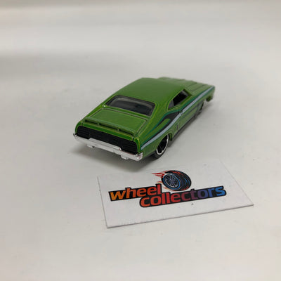 '73 Ford Falcon Green Mystery Model * Hot Wheels Loose 1:64 scale