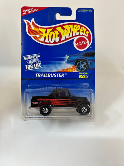 Trailbuster #525 * Black * Hot Wheels Blue Card