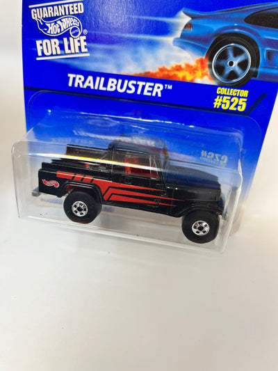 Trailbuster #525 * Black * Hot Wheels Blue Card