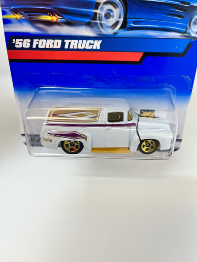 '56 Ford Truck #171 * White * 2000 Hot Wheels