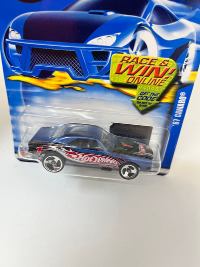 '67 Camaro #139 * Blue w/ 3sp * 2002 Hot Wheels