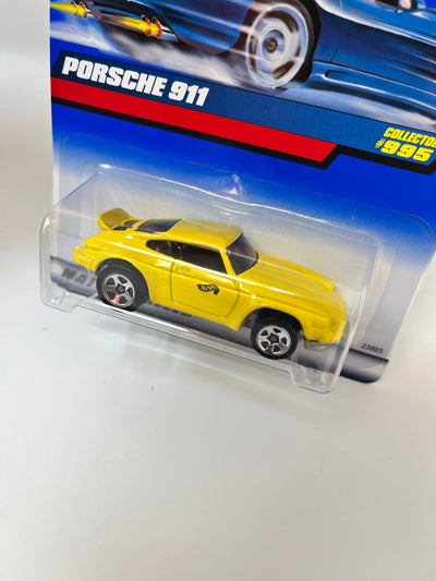 Porsche 911 #995 * Yellow w/ 5sp Rims * 1998 Hot Wheels