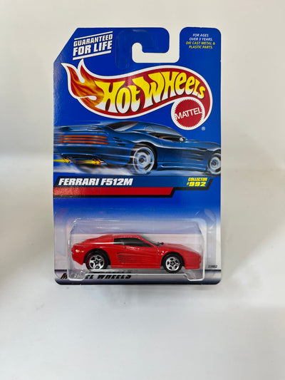 Ferrari F512 #992 * RED w/ 5sp Rims * 1998 Hot Wheels