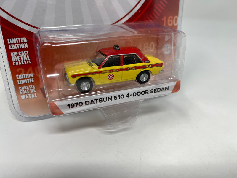 1970 Datsun 510 Sedan * Yellow * Greenlight Tokyo Torque