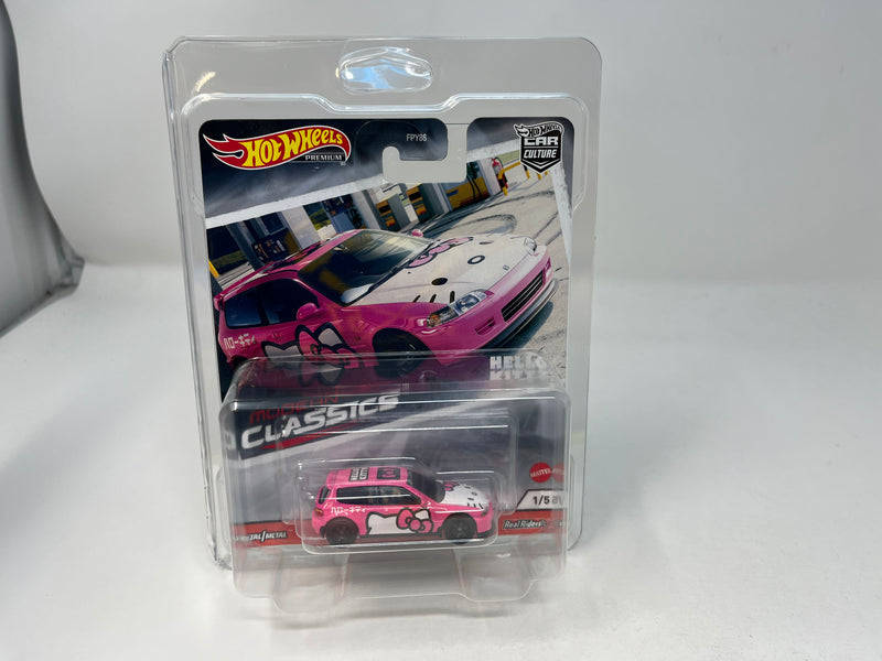 Honda Civic EG Hello Kitty * Hot Wheels Car Culture Modern Classics