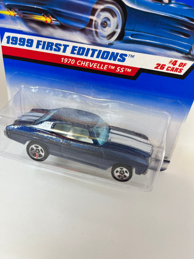 1970 Chevelle SS #915 * BLUE * 1999 Hot Wheels