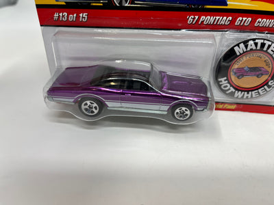 '67 Pontiac GTO Convertible w/ button * Hot Wheels Classics