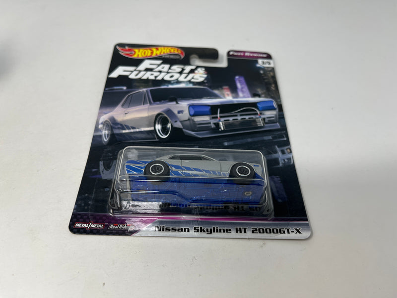 Nissan Skyline HT 2000GT-X * Silver * Hot Wheels Fast & Furious Fast Rewind