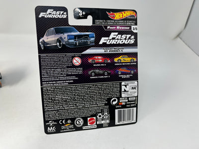 Nissan Skyline HT 2000GT-X * Silver * Hot Wheels Fast & Furious Fast Rewind