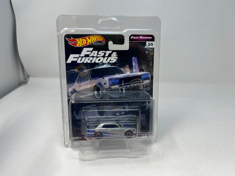 Nissan Skyline HT 2000GT-X * Silver * Hot Wheels Fast & Furious Fast Rewind