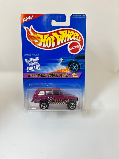 Range Rover #544 * Purple * Hot Wheels Blue Card