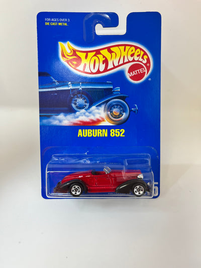 Auburn 852 #215 * RED * Hot Wheels Blue Card