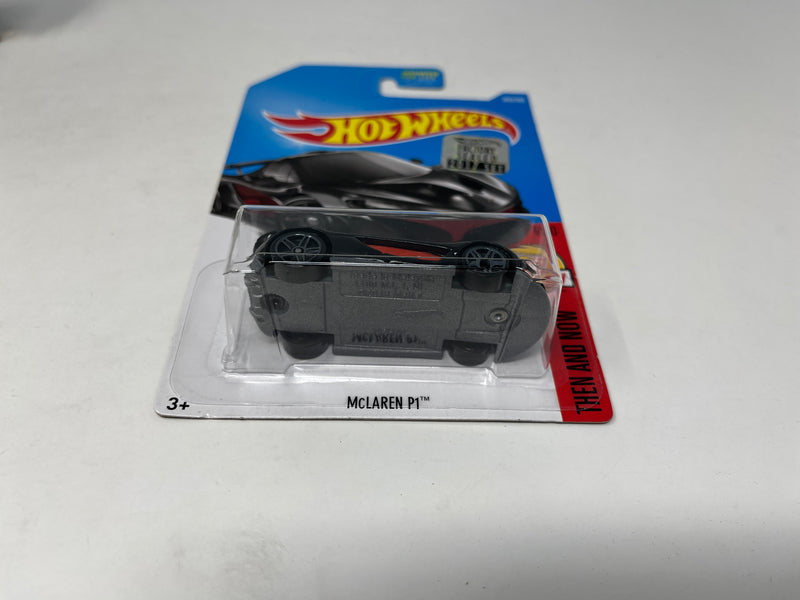 McLaren P1 * Black * 2017 Hot Wheels w/ Factory Set Holo