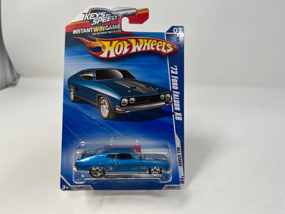 '73 Ford Falcon XB #125 * Blue * 2010 Hot Wheels