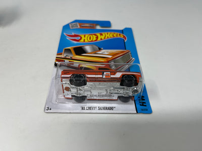 '83 Chevy Silverado #16 * Orange Fram * 2015 Hot Wheels