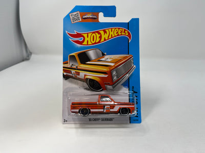 '83 Chevy Silverado #16 * Orange Fram * 2015 Hot Wheels