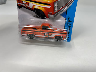 '83 Chevy Silverado #16 * Orange Fram * 2015 Hot Wheels