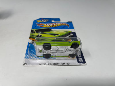 '66 Chevy Nova #106 * GREEN Walmart Only * 2012 Hot Wheels