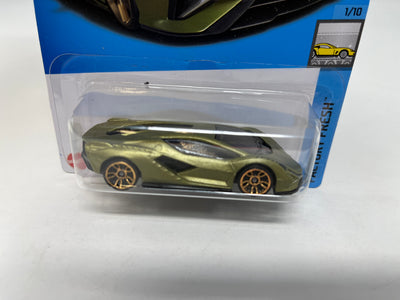 Lamborghini Sian FKP 37 #85 * Green * 2022 Hot Wheels