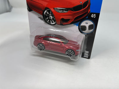 BMW M4 #189 * Burgundy * 2016 Hot Wheels