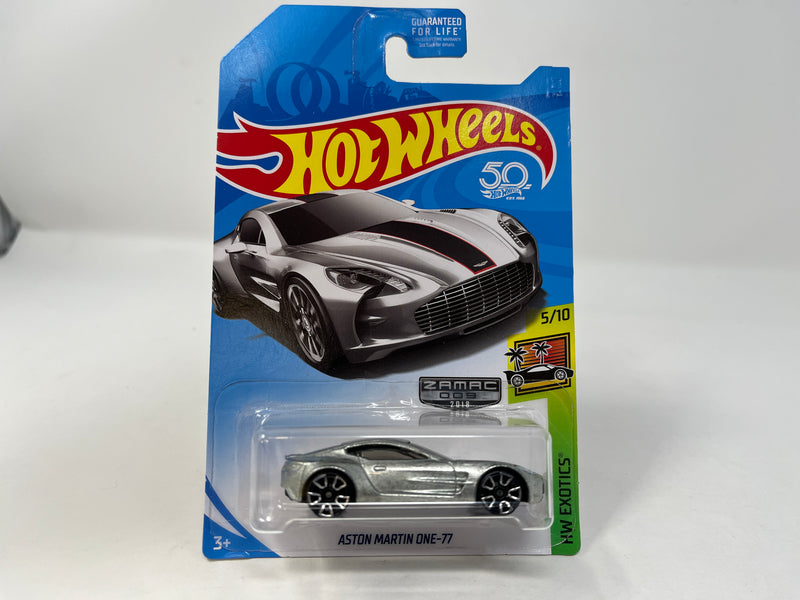 Aston Martin One-77 * Walmart only ZAMAC * 2018 Hot Wheels