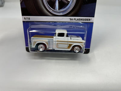 '56 Flashsider * WHITE * Hot Wheels Heritage Real Riders