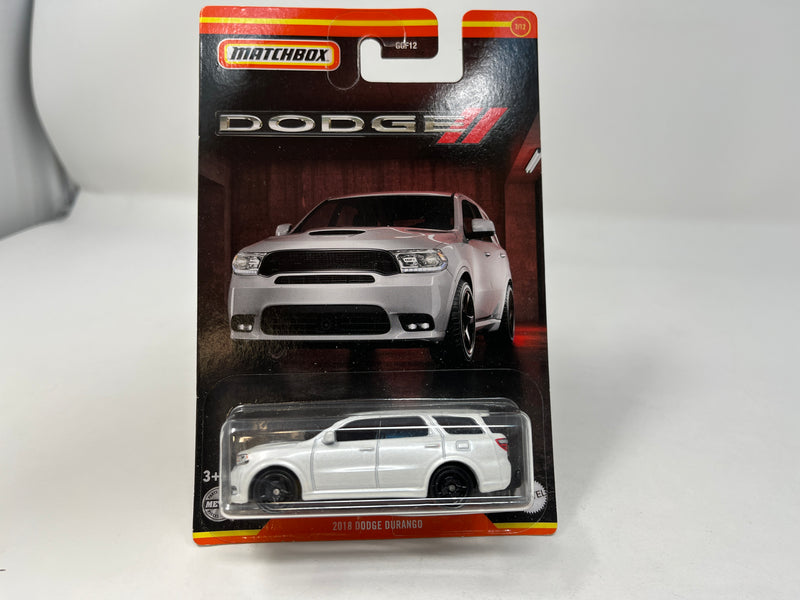 2018 Dodge Durango * Matchbox Dodge Series * WHITE