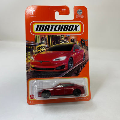 Tesal Model S #89 * RED * 2024 Matchbox Case D