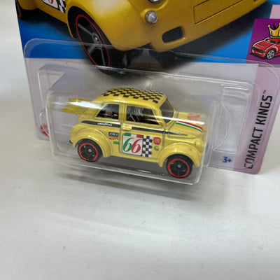 '60's Fiat Modificado #117 * Yellow * 2024 Hot Wheels Basic Case F