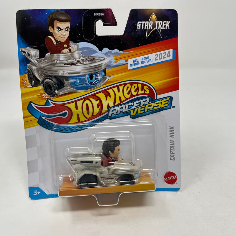 Captain Kirk Star Trek First Edition * 2024 Hot Wheels Racer Verse Case L