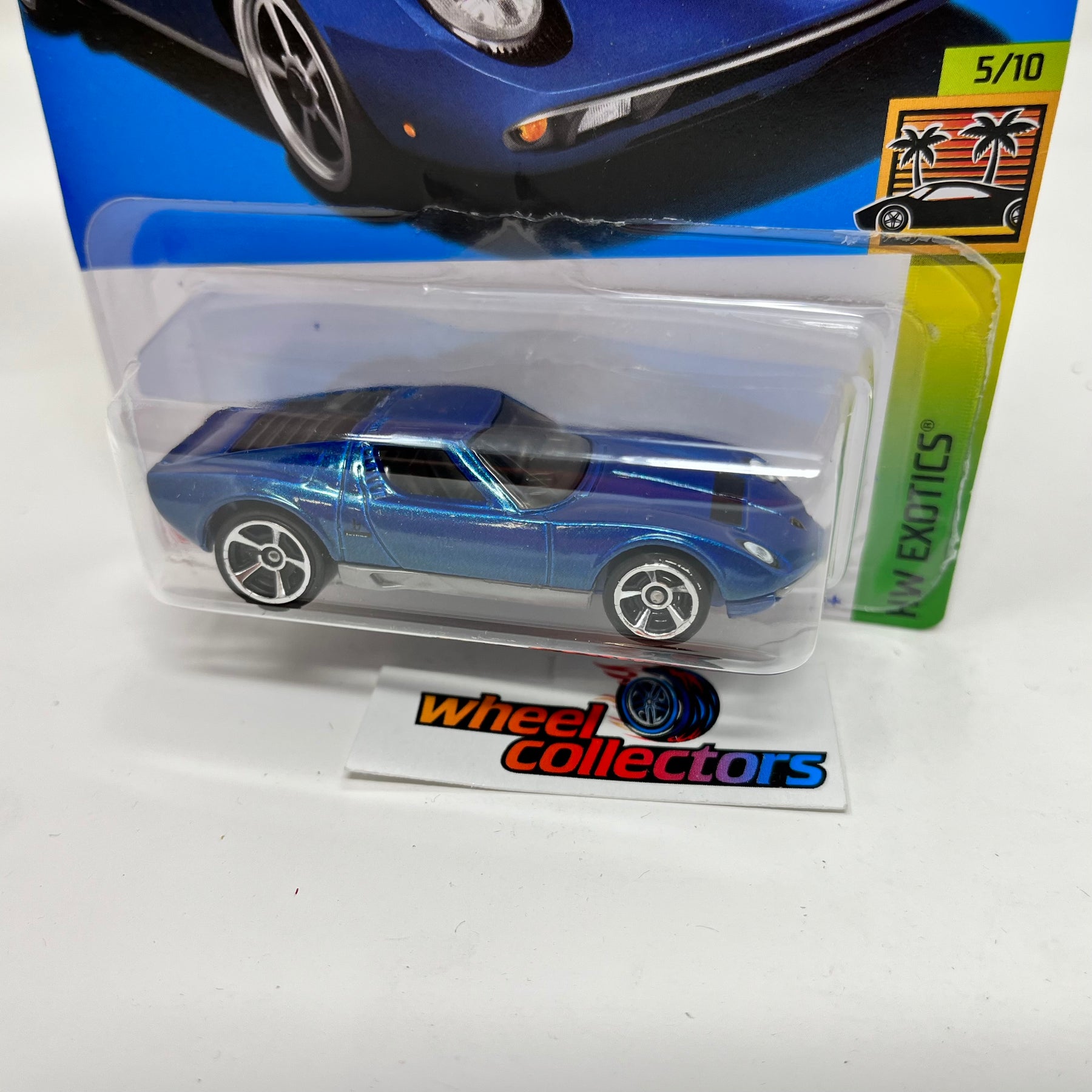 '71 Lamborghini Miura SV #202 * Blue * 2022 Hot Wheels ...
