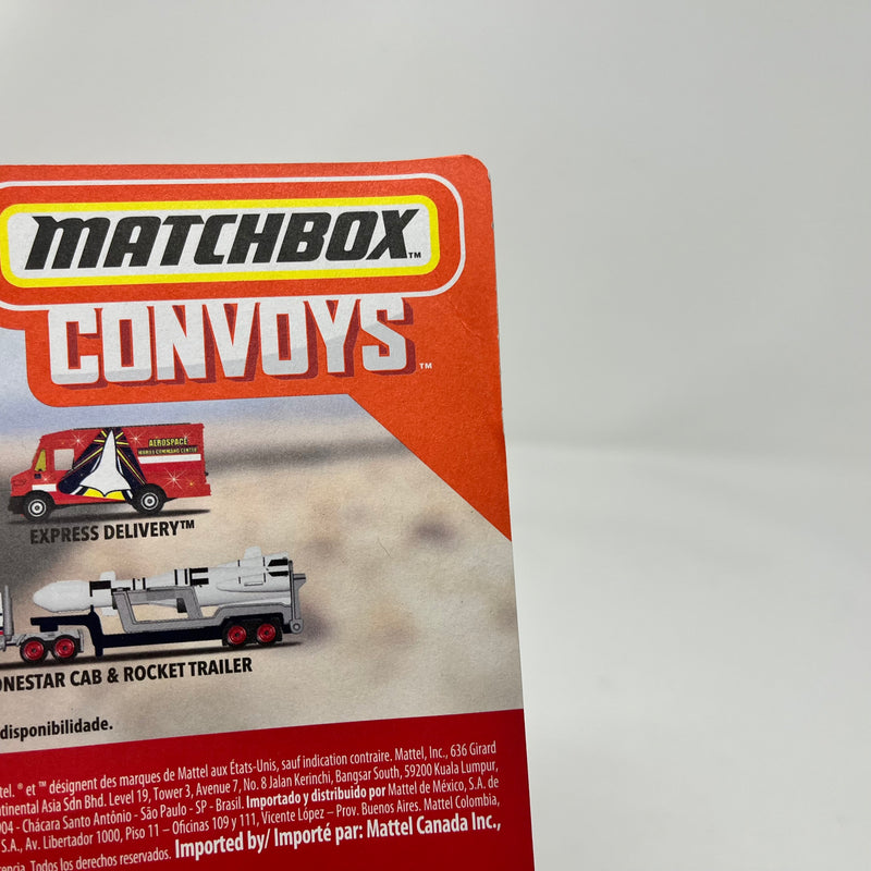 Cabover Hauler & Auto Transport Trailer w/ 2011 Mini Countryman * Matchbox Convoys Series