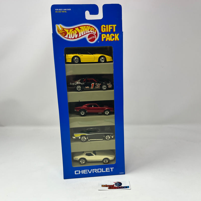 Chevrolet Gift Pack w/ Corvette Camaro, Chevy * Hot Wheels 5 Pack 1:64 Scale Diecast