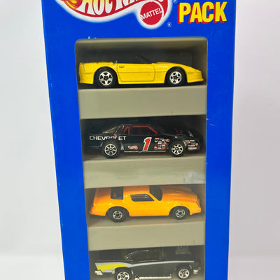 Chevrolet Gift Pack w/ Corvette/ Camaro, Chevy * Hot Wheels 5 Pack 1:64 Scale Diecast