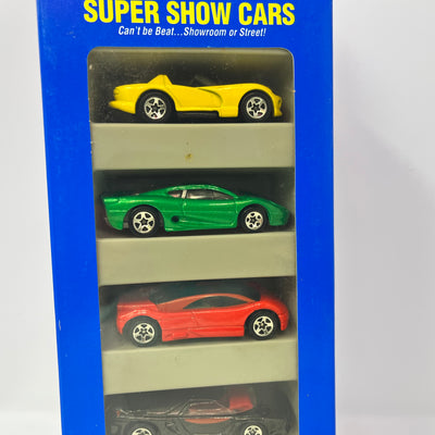 Super Show Cars 5-Pack w/ Viper, Jaguar * Hot Wheels 5 Pack 1:64 Scale Diecast