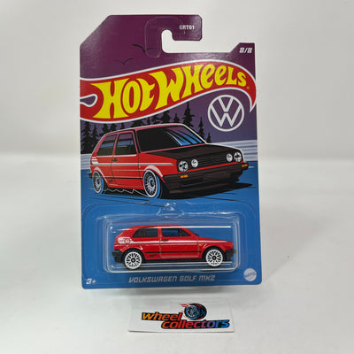 Volkswagen Golf MK2 * Red * Hot Wheels Volkswagen Series