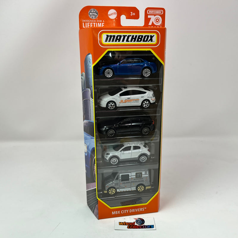 MXB City Drivers 70th Anniversary * Matchbox 5-Pack