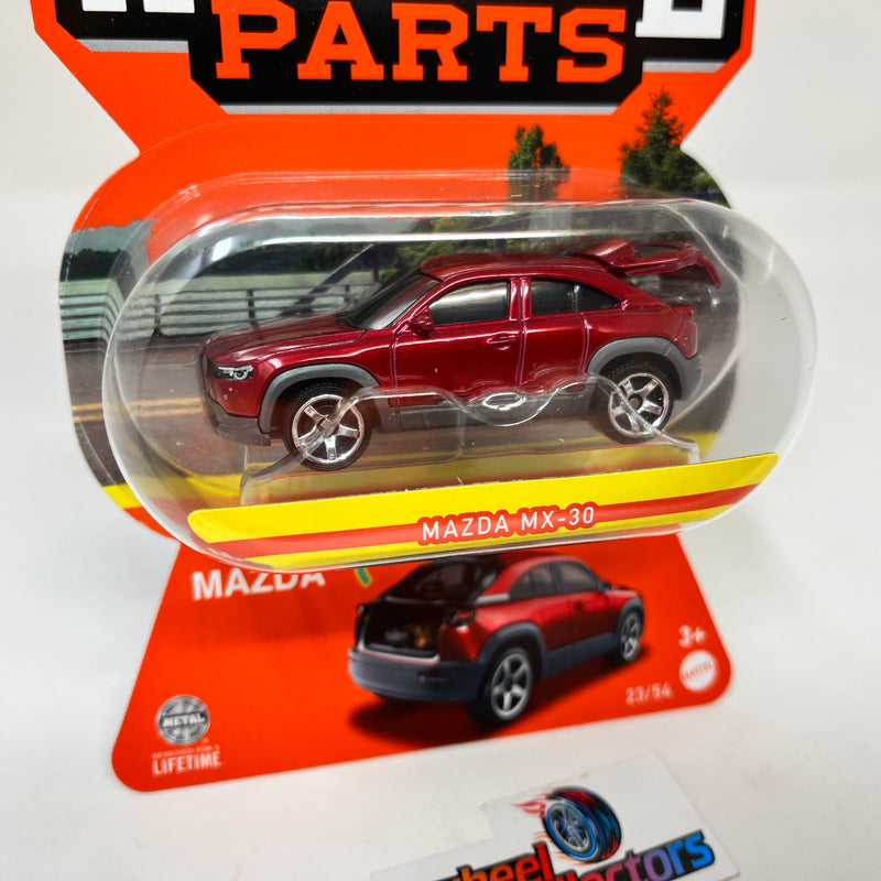 Mazda MX-30 * w/ Luggage in Rear * 2023 Matchbox Moving Parts Case D