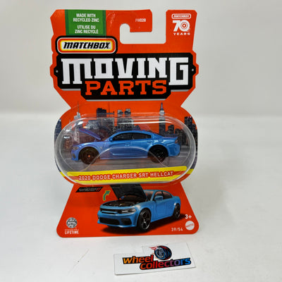 2020 Dodge Charger SRT Hellcat * Blue * 2023 Matchbox Moving Parts Case D