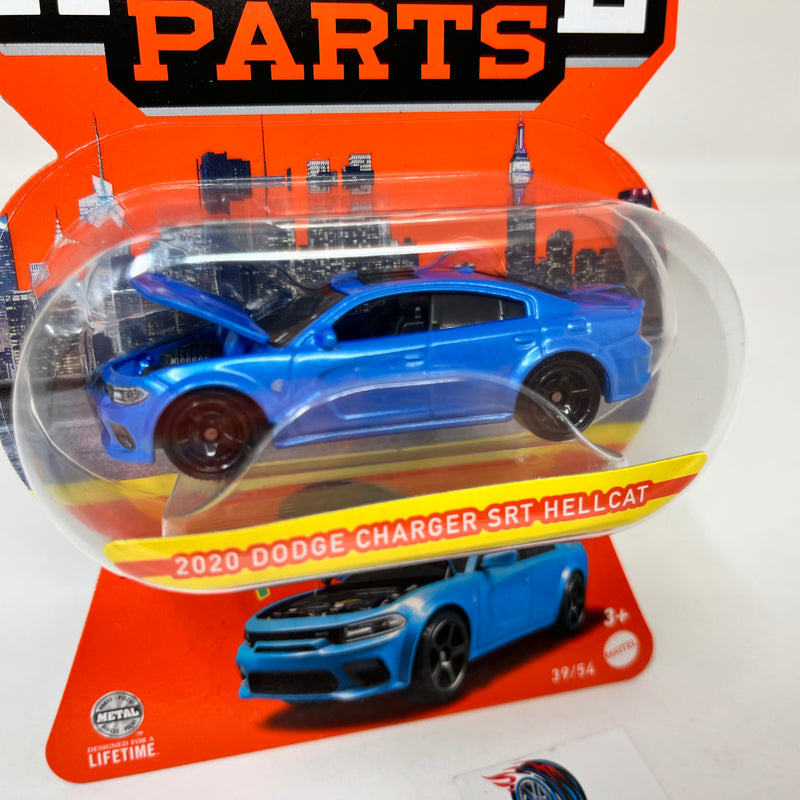 2020 Dodge Charger SRT Hellcat * Blue * 2023 Matchbox Moving Parts Case D