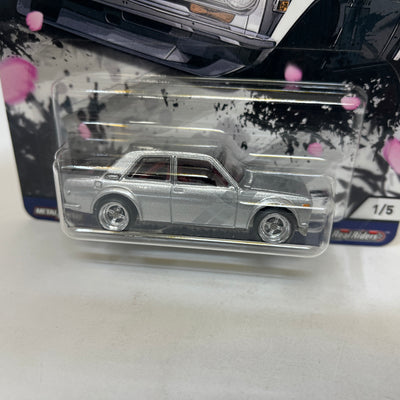 Datsun Bluebird 510 * Silver * Hot Wheels Japan Historics 2 Car Culture