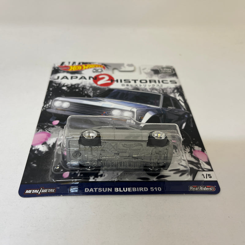 Datsun Bluebird 510 * Silver * Hot Wheels Japan Historics 2 Car Culture