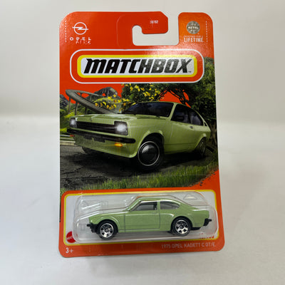 1975 OPEL Kadett C GT/E #40 * Green * 2024 Matchbox Case E Mix