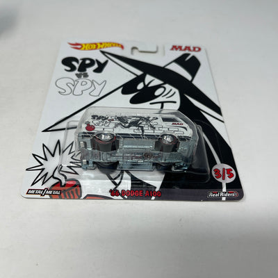 '66 Dodge A100 Spy vs Spy * WHITE * Hot Wheels Pop Culture MAD Magazine