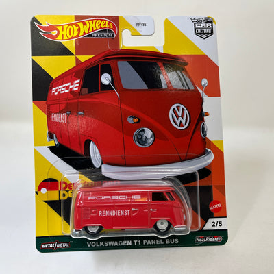 Volkswagen T1 Panel Bus * Red* Hot Wheels DEUTSCHLAND Design Car Culture
