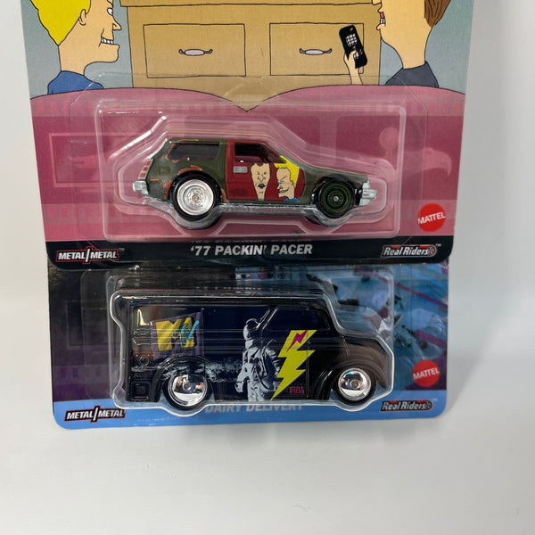 MTV 2-Pack * Dairy Delivery MTV & Beavis & Butt-Head Pacer * 2024 Hot Wheels Pop Culture