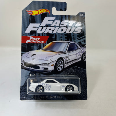 '95 Mazda RX7 * White * Hot Wheels Fast & Furious Walmart Series