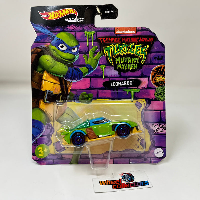 Leonardo * 2023 Hot Wheels Character Cars Teenage Mutant Turtles Mayhem