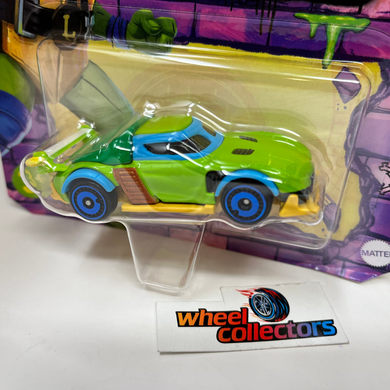 Leonardo * 2023 Hot Wheels Character Cars Teenage Mutant Turtles Mayhem